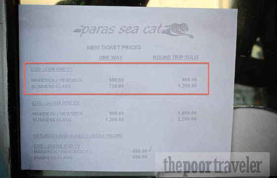 paras sea cat rates