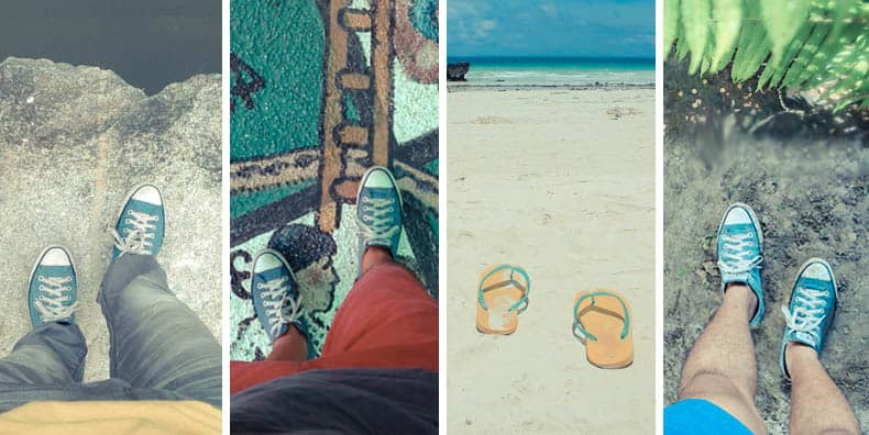 ارتديت Chucks في كل مكان تقريبًا.