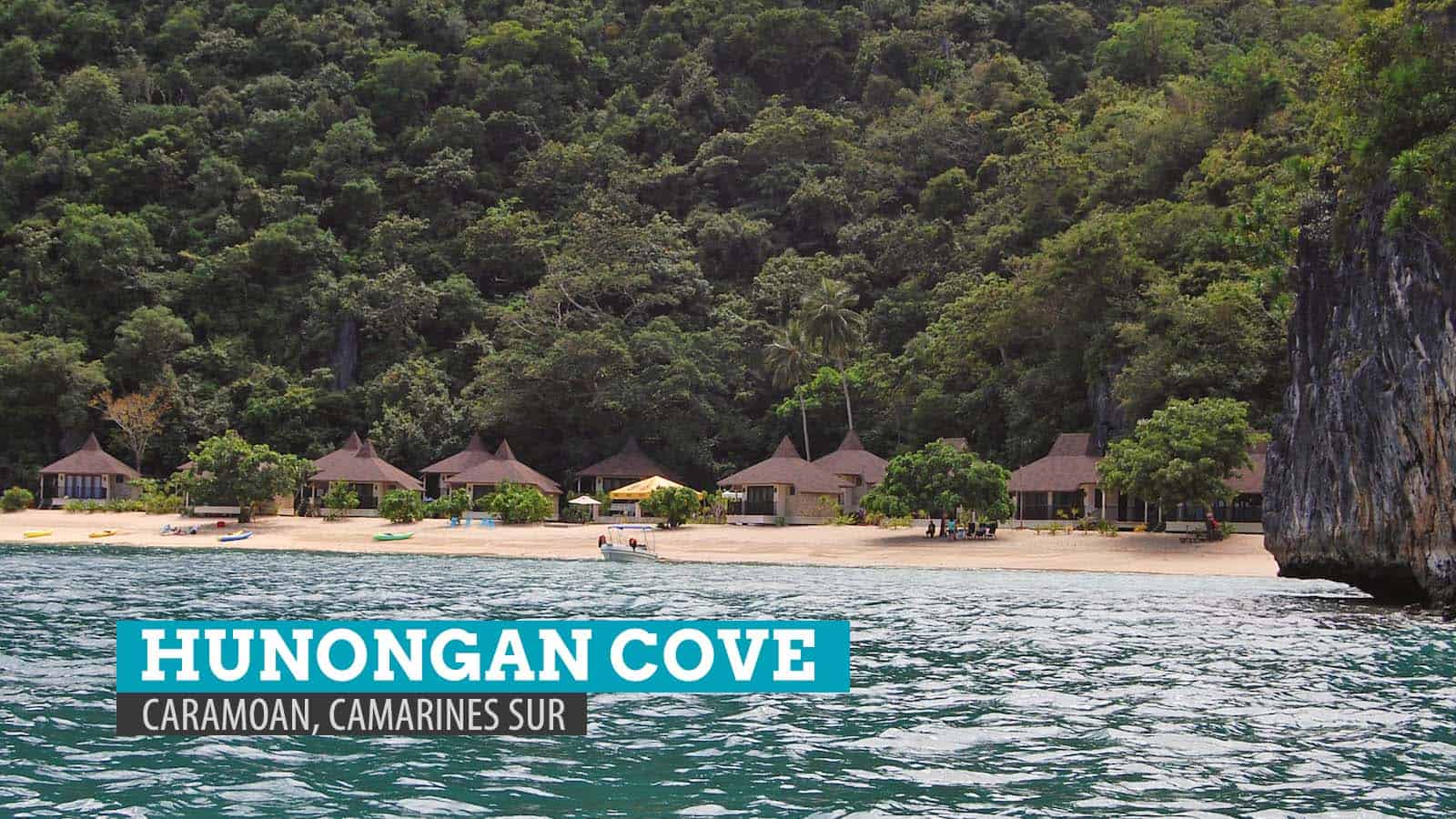 Hunongan Cove in Caramoan: Camarines Sur, Philippines