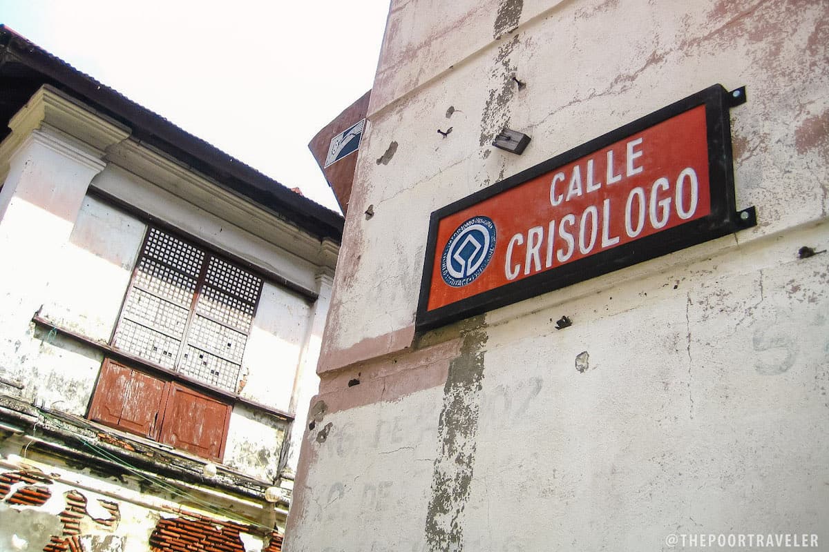 Calle Crisologo in Vigan, Ilocos Sur