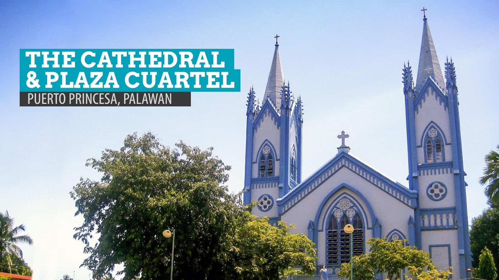 Plaza Cuartel and the Puerto Princesa Cathedral, Palawan, Philippines