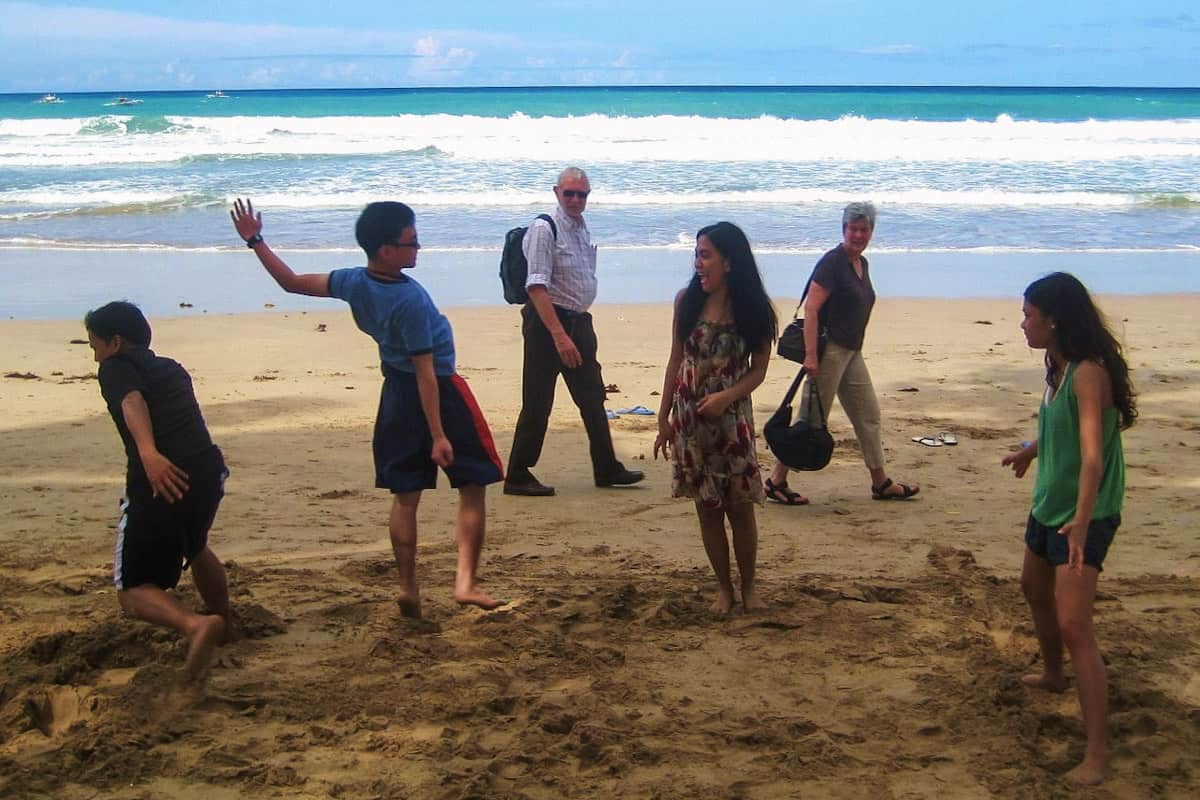 beach patintero