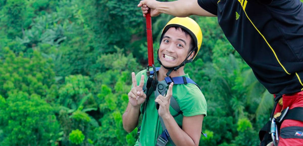 My friend Andre, ready to go. Photo by Boom Boncan.