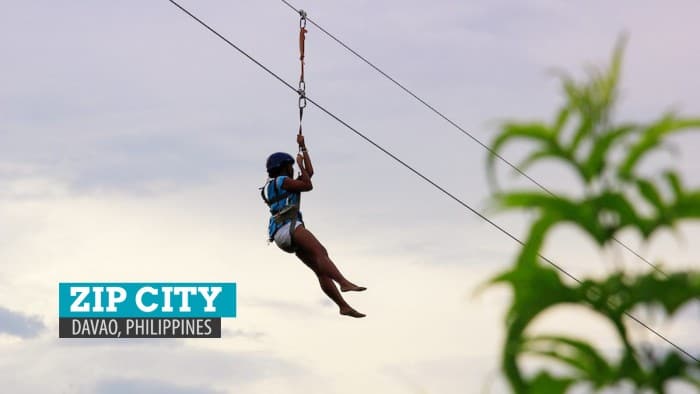 ZIP CITY: First Time on the Line in Davao City, Philippines