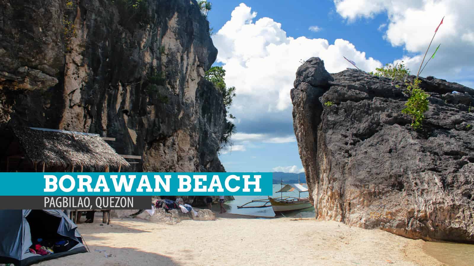 Borawan Beach in Pagbilao, Quezon