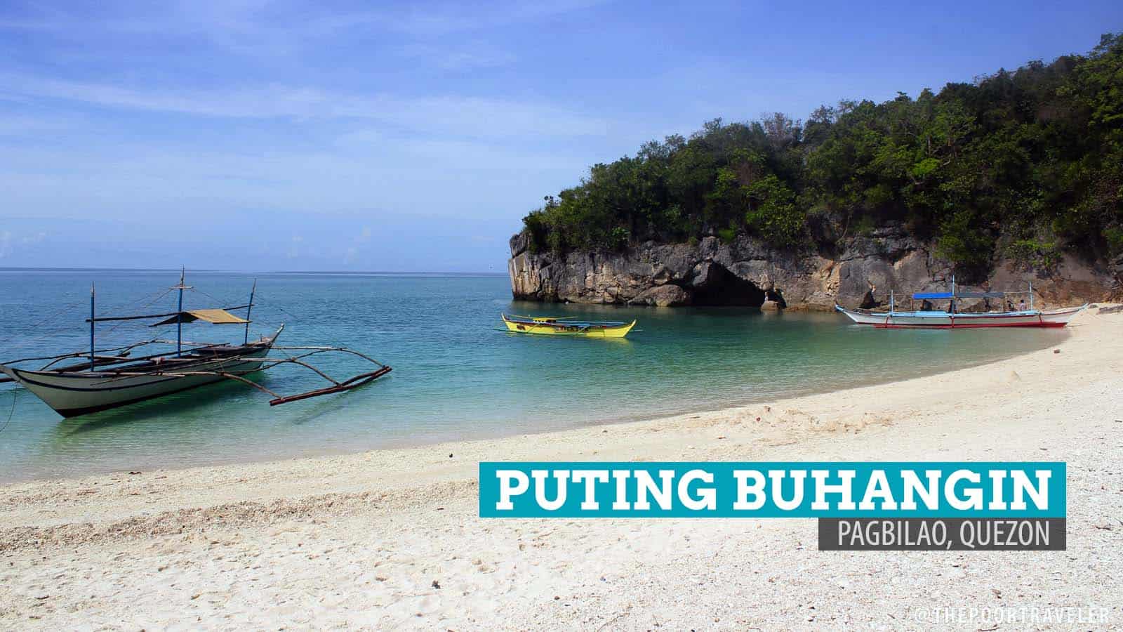 Puting Buhangin Beach and Kuwebang Lampas: Pagbilao, Quezon