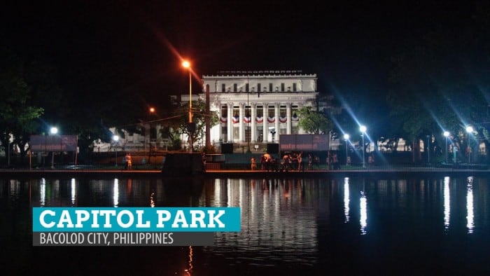 Capital Park and Lagoon, Bacolod: A Late Night Walk