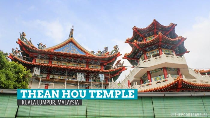 THEAN HOU TEMPLE in Kuala Lumpur, Malaysia