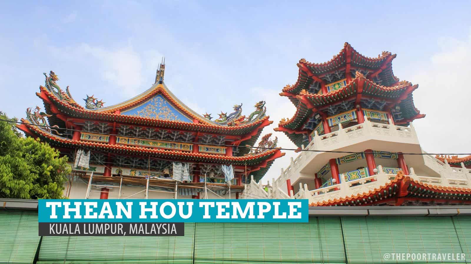 THEAN HOU TEMPLE in Kuala Lumpur, Malaysia