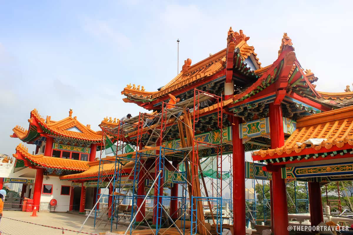 thean hou temple inside renovation