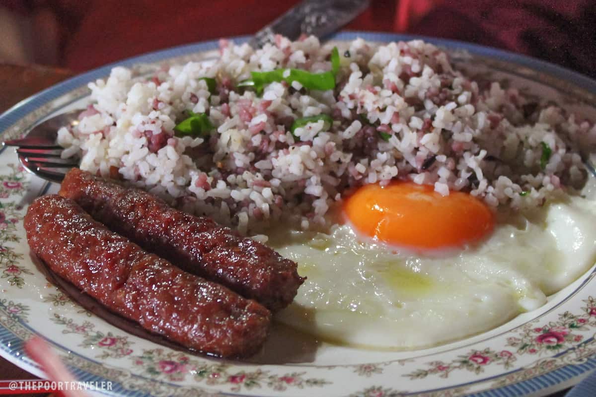 longsilog longanisa salt and pepper sagada