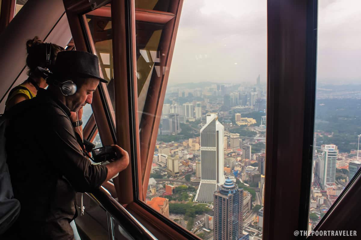 View from the observation deck.