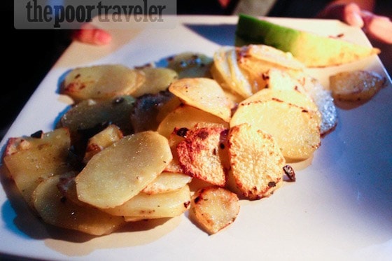 fried potatoes el nido corner