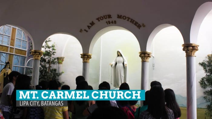 MT. CARMEL CHURCH and the Rose Petal Shower in Lipa City, Batangas