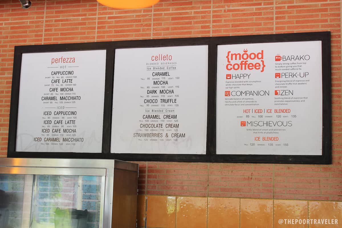 cafe de lipa menu