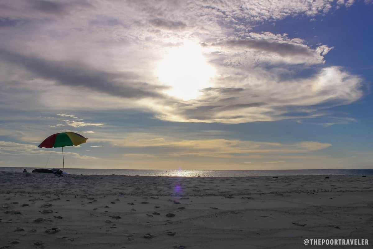 white island camiguin sunset