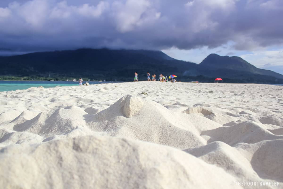 white island white sand beach camiguin