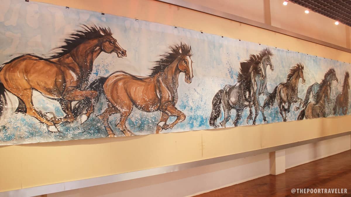 malacca malaysia longest horse painting