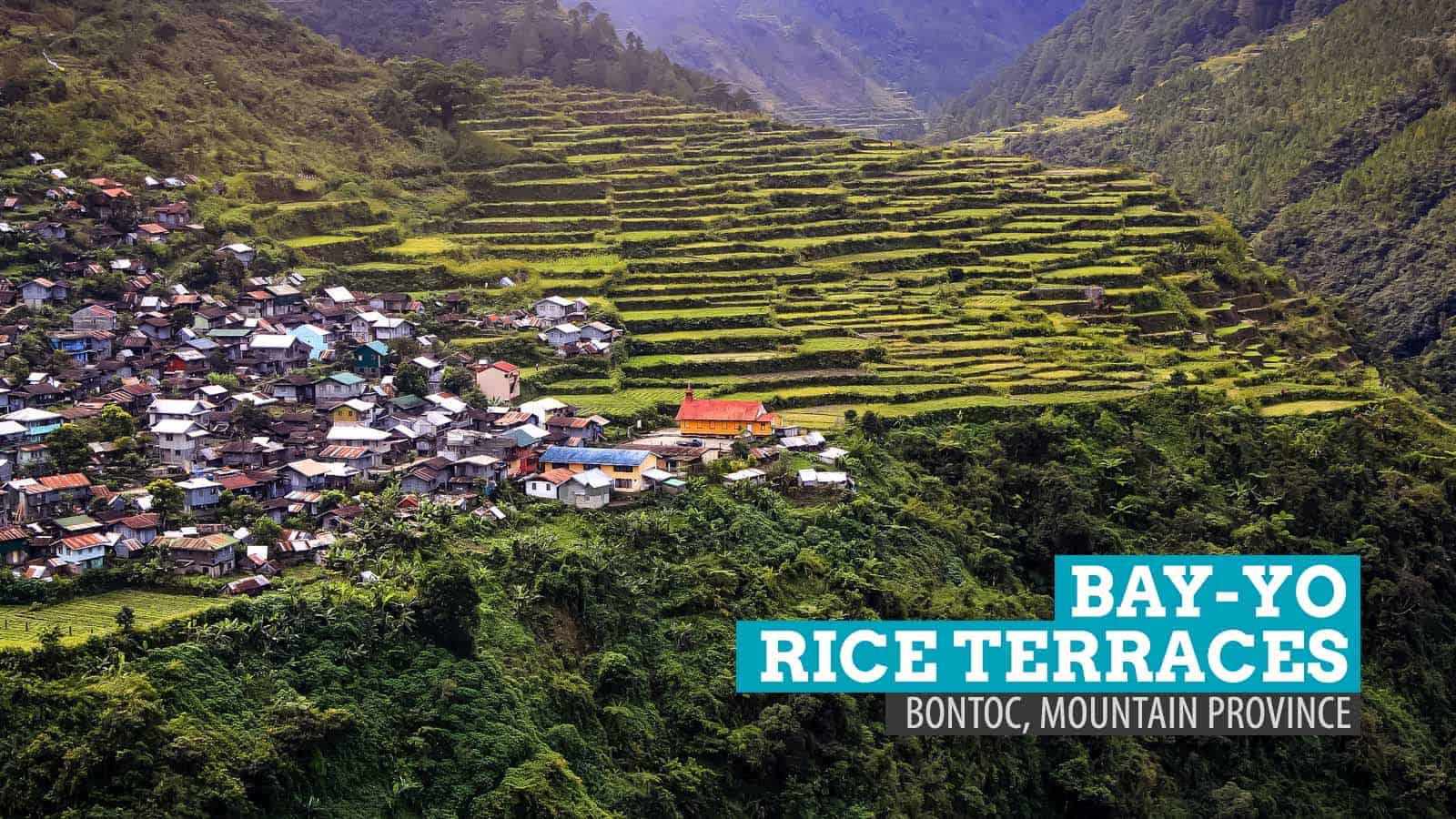 The Bay-yo Rice Terraces and the Mysterious Waterfall: Bontoc, Mountain Province