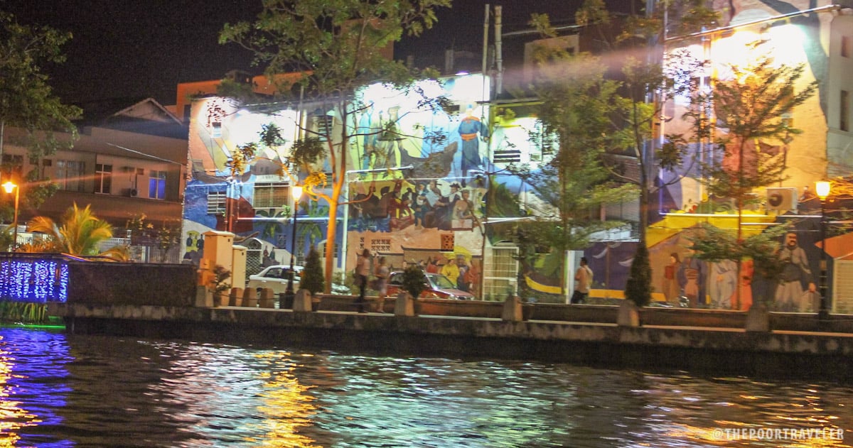melaka river cruise wall artwork