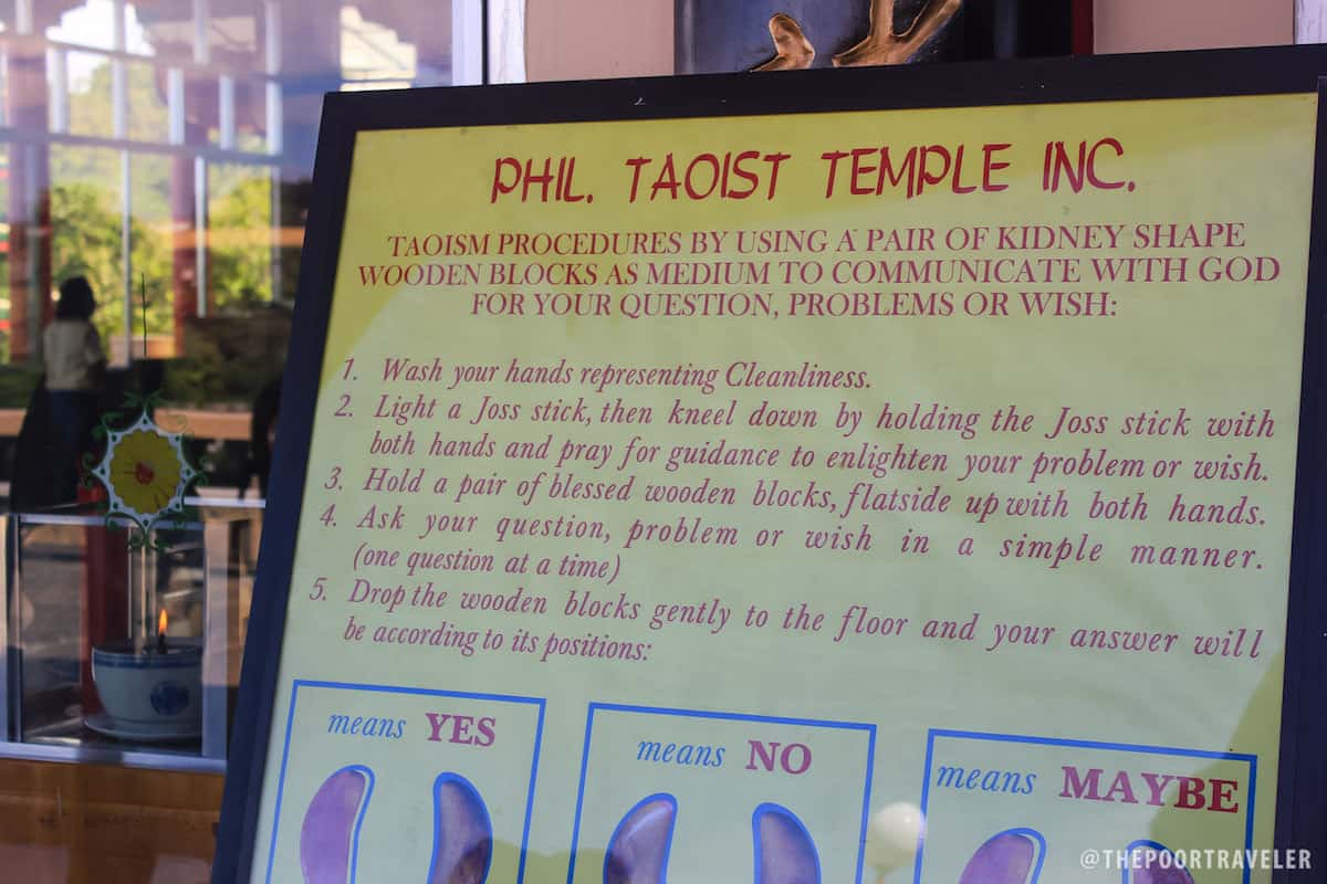cebu taoist temple wish