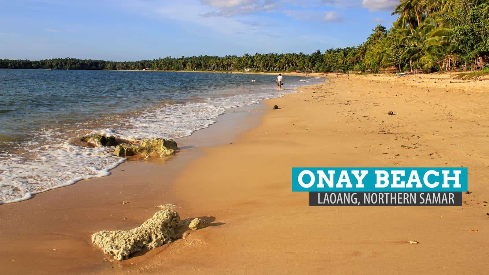 Onay Beach in Laoang Island, Northern Samar, Philippines