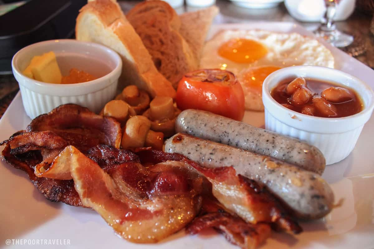 English Breakfast at the Palms of Boracay Restaurant