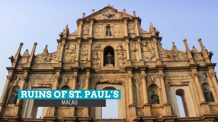 THE RUINS OF ST. PAUL’S, MACAU