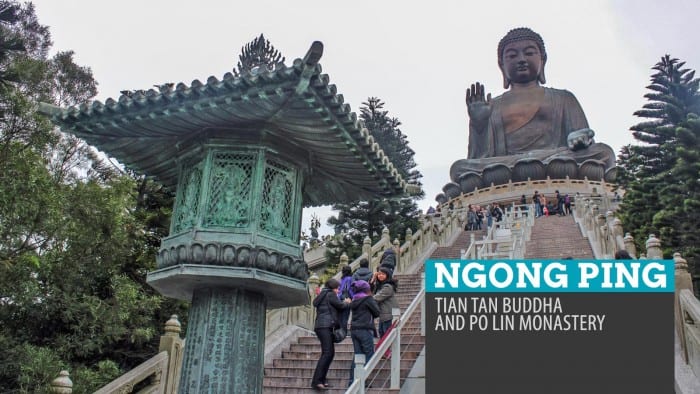 NGONG PING, HONG KONG: Tian Tan Buddha and Po Lin Monastery