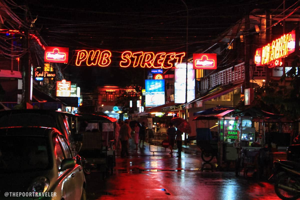pub street siem reap cambodia
