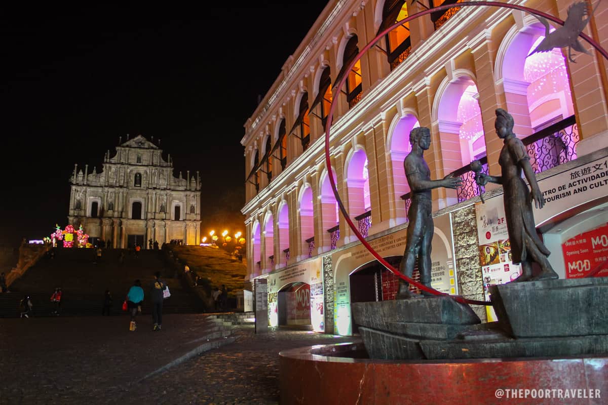 The Ruins of St. Paul’s by night