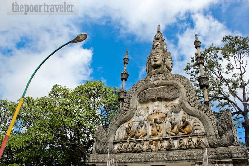 Preah Prom Rath temple gate siem reap