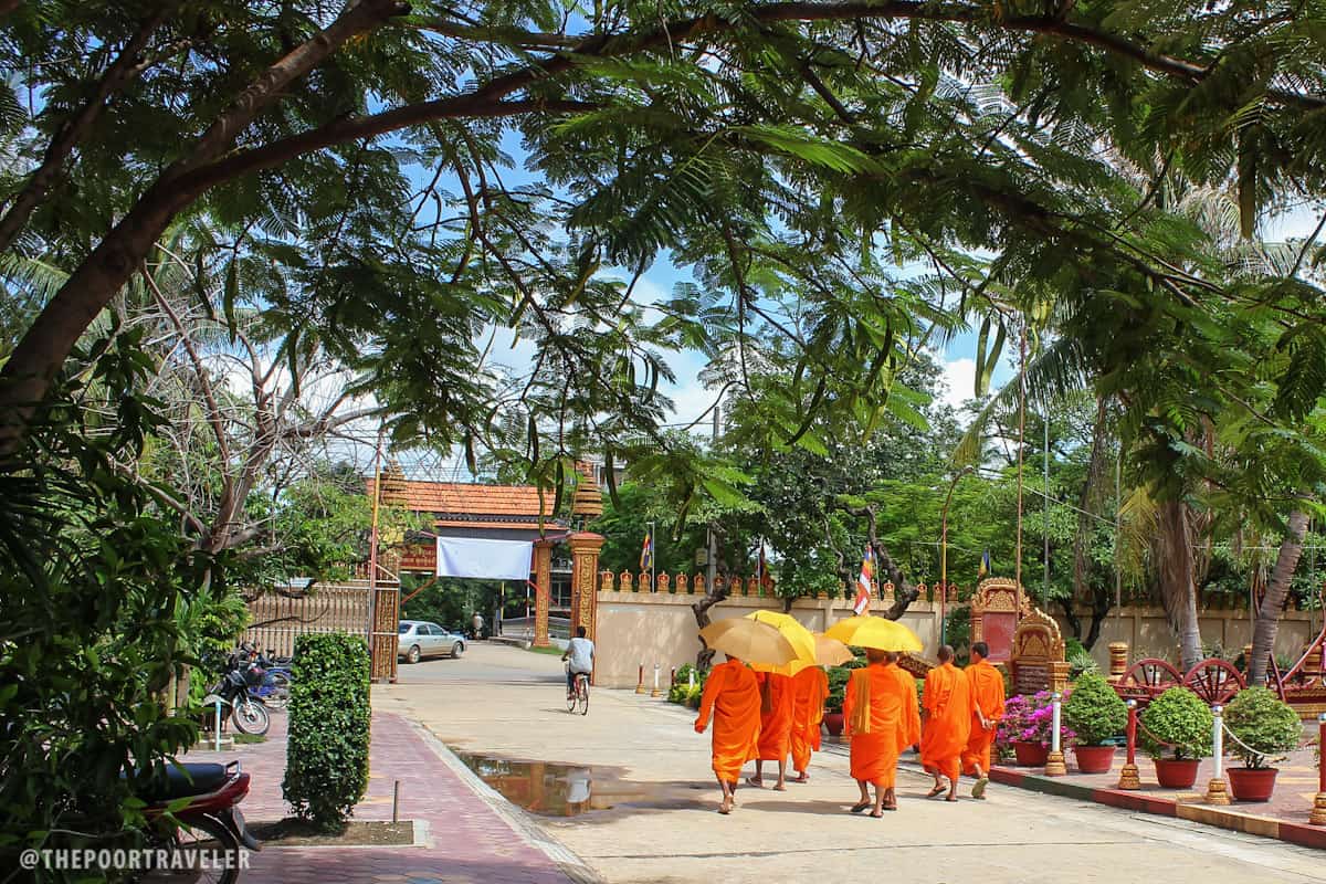Preah Prom Rath temple monks siem reap