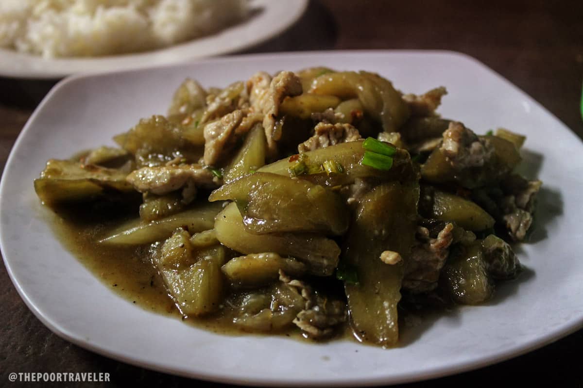 eggplant with spices cambodia food