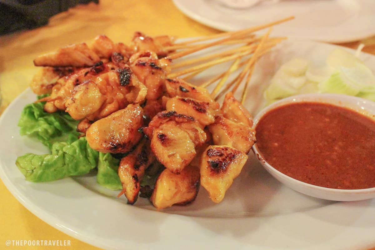 chicken satay orkid ria langkawi