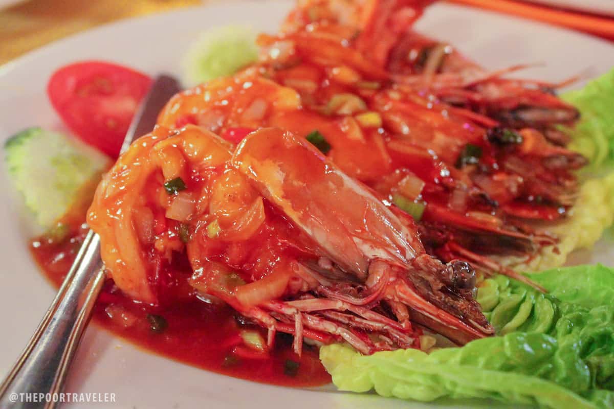 tiger prawns orkid ria langkawi