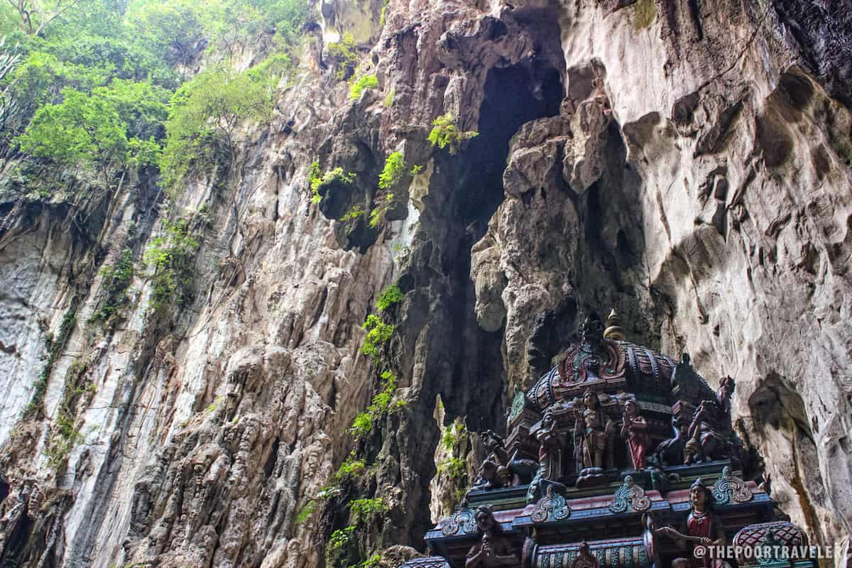 At the far end of Temple Cave