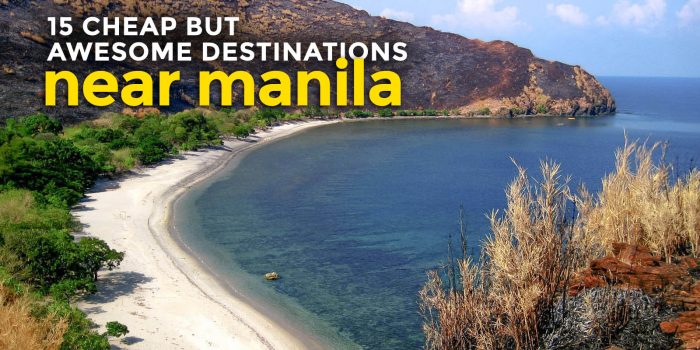 15 CHEAP BUT AWESOME Destinations Near MANILA