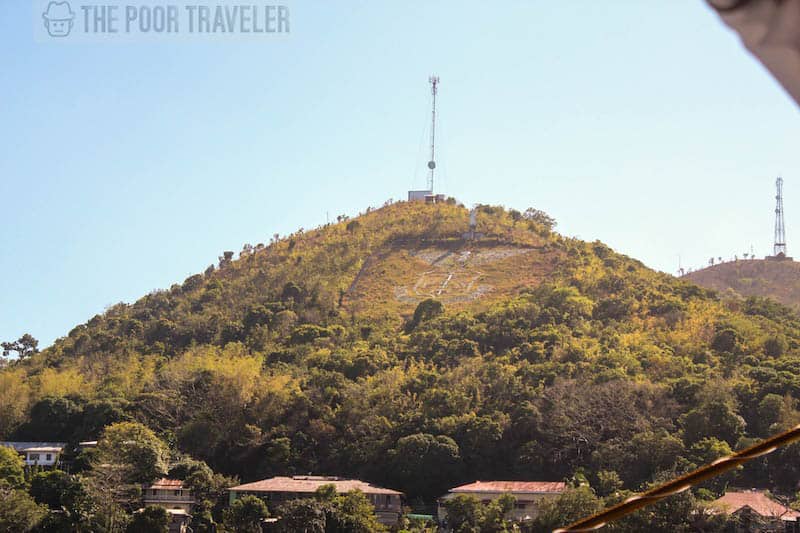 Aguila. The hill got its name from the American Eagle sigil "imprinted" on the slope. It offers the best view of the town but is accessible via a 333-step staircase.