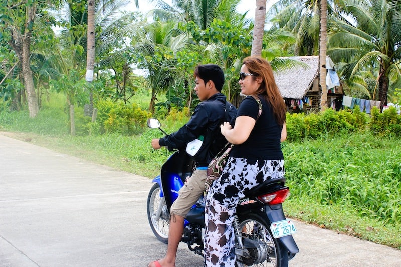 My friend Ces, ready for a motorcycle tour!