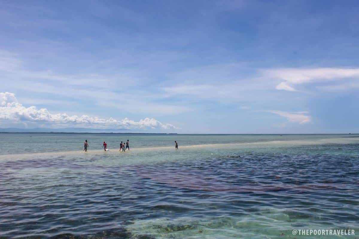 Pandanon Island sandbar