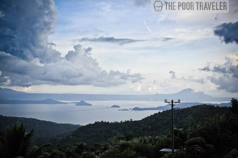 View of Taal Lake and volcano