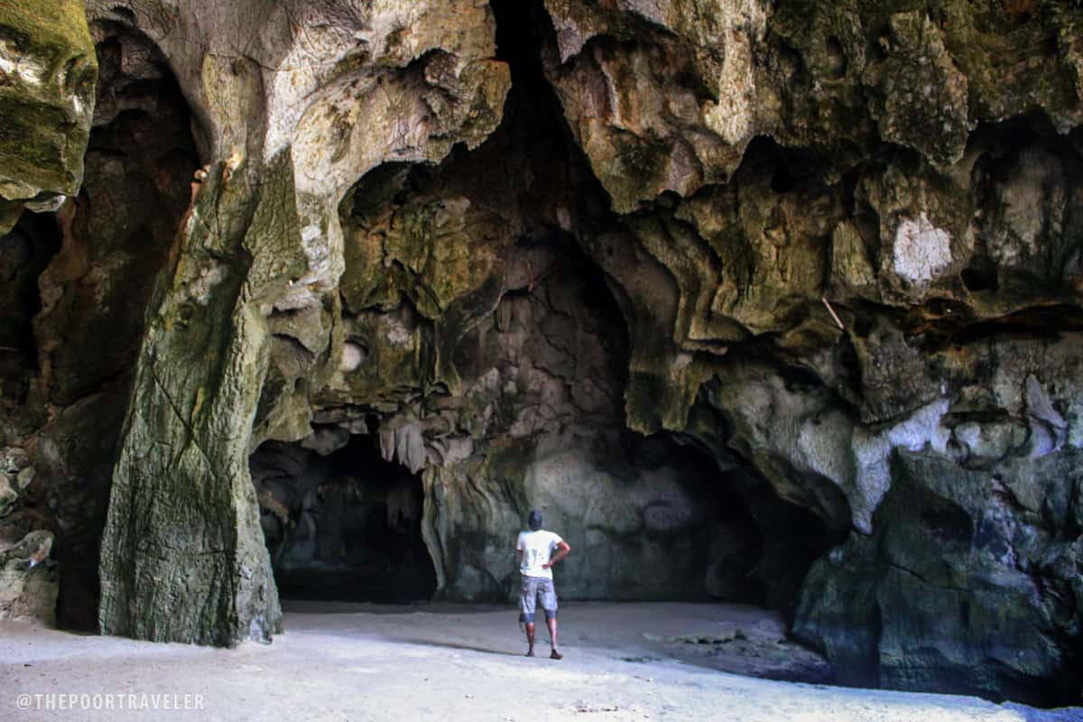 Whoah! The biggest chamber of the caves