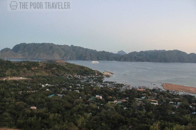 View of the jagged Coron Island from Mt. Tapyas