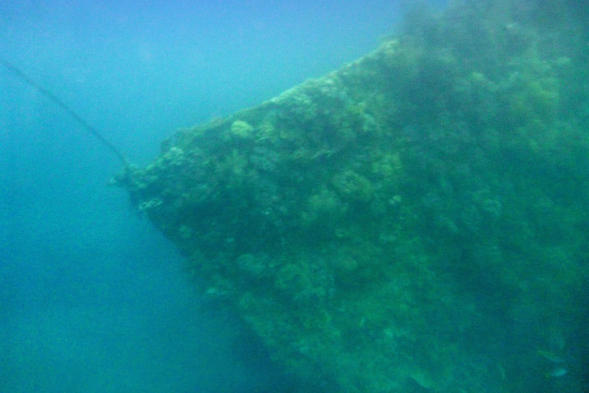 coron shipwreck