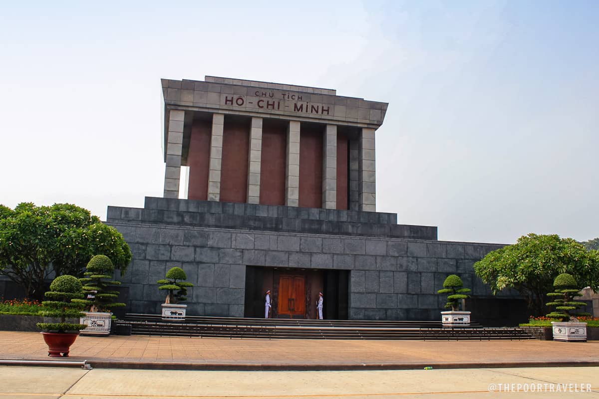 Ho Chi Minh Mausoleum is modeled after Lenin's in Russia