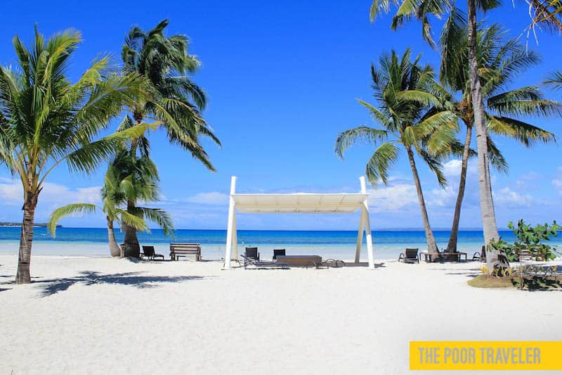 Anika Resort's beachfront shade