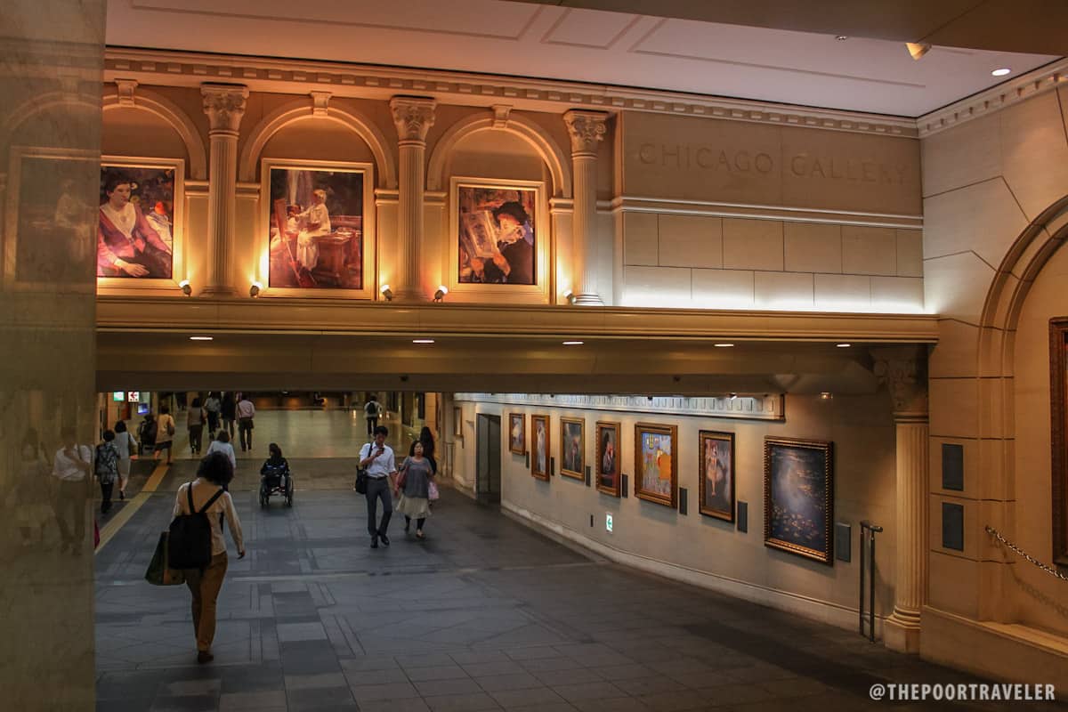 Chicago Art Gallery on the way to Dotonbori from the train station