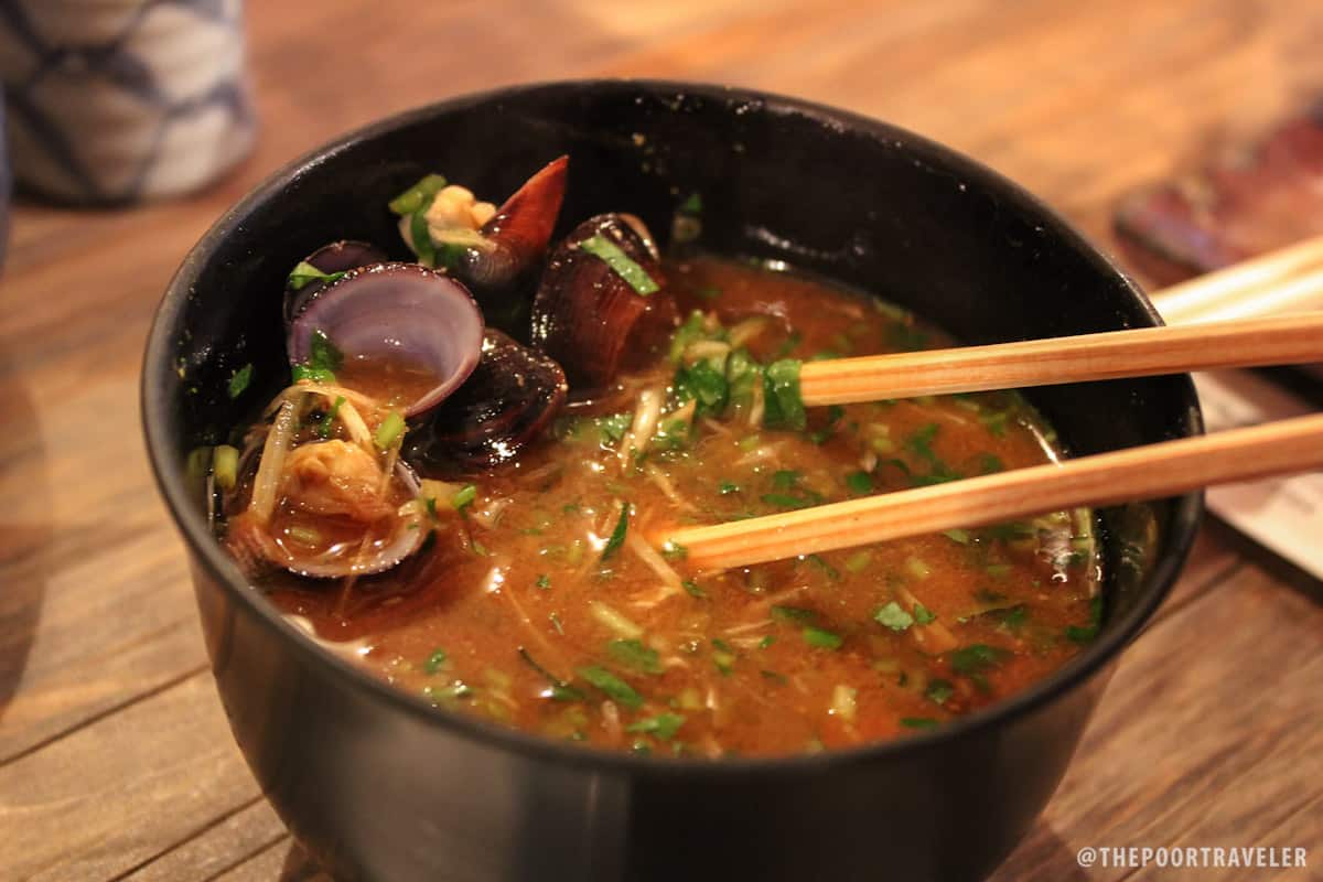 Clam Miso Soup (JPY 520)