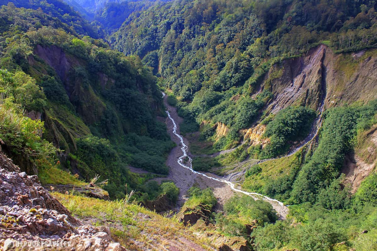 Allah River meandering in between cliffs